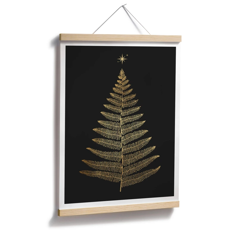 Poster Kubistika - Julnatt 