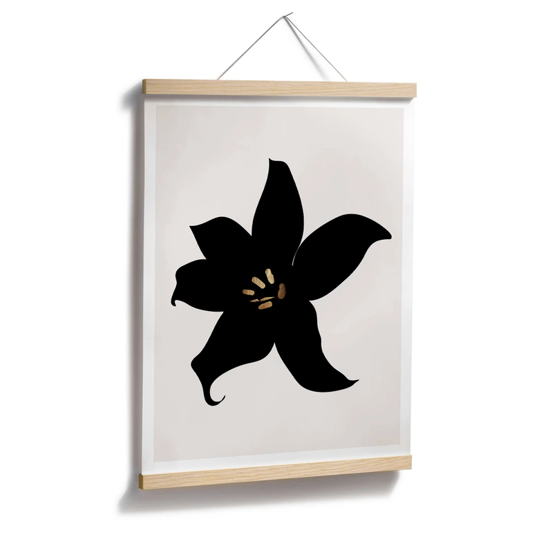Poster Kubistika - Dark Orchid 