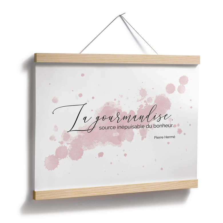 Poster La gourmandise 