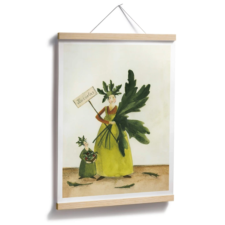 Poster Leffler - Ruccolamädchen 