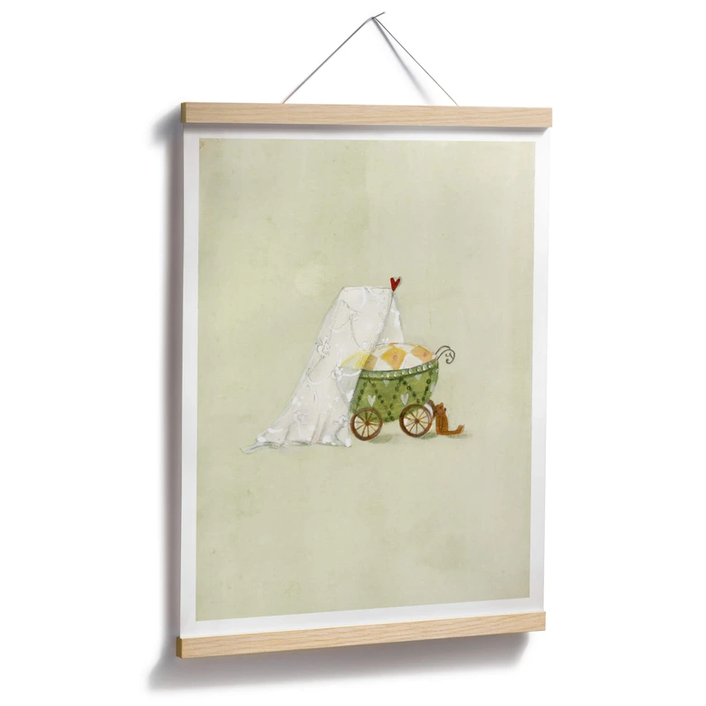 Poster Leffler - Wiegenglück 