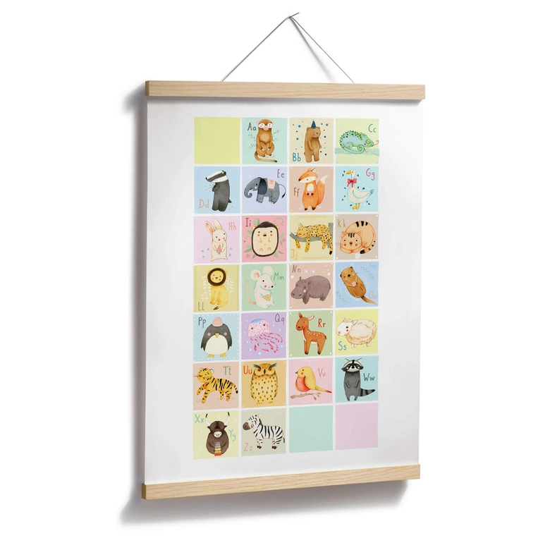 Poster Loske - Tierisches Alphabet 