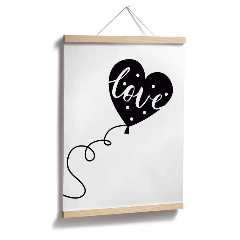 Poster Love balloon 