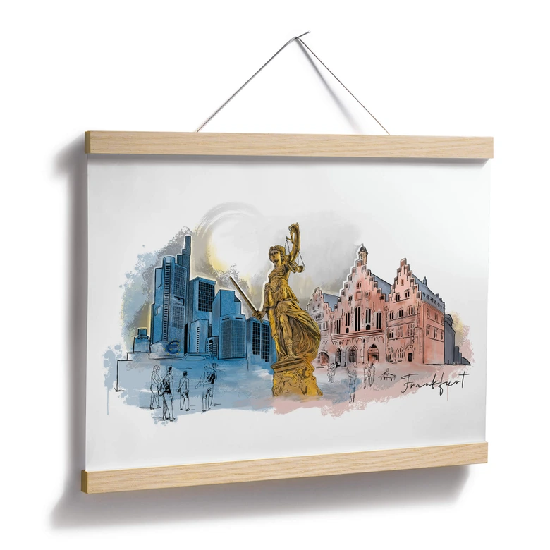 Poster Frankfurt - Love your City 