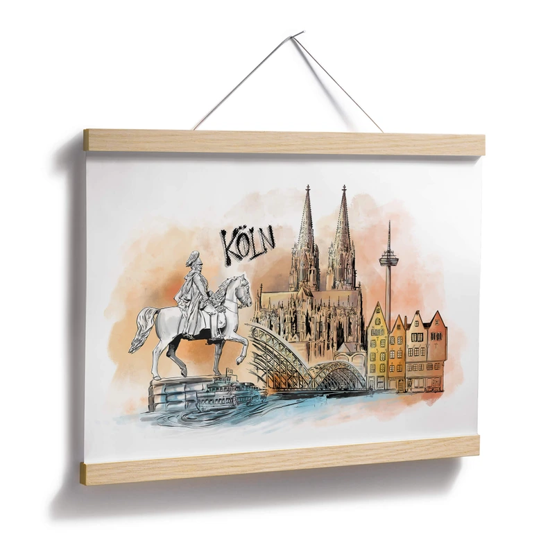 Poster Love your City - Köln 