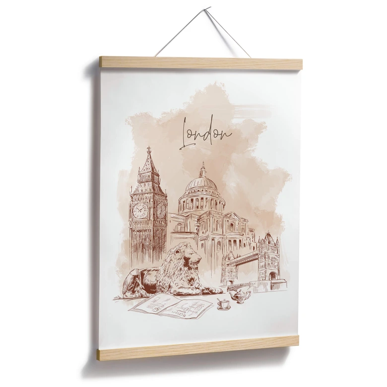 Plakat Londyn - Pokochaj swoje miasto 