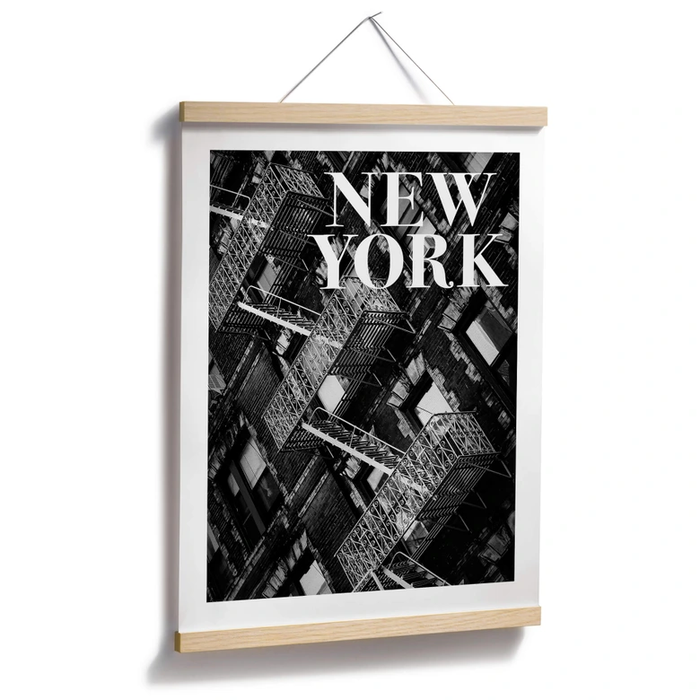 Poster Martin - Feuerleiter in New York 