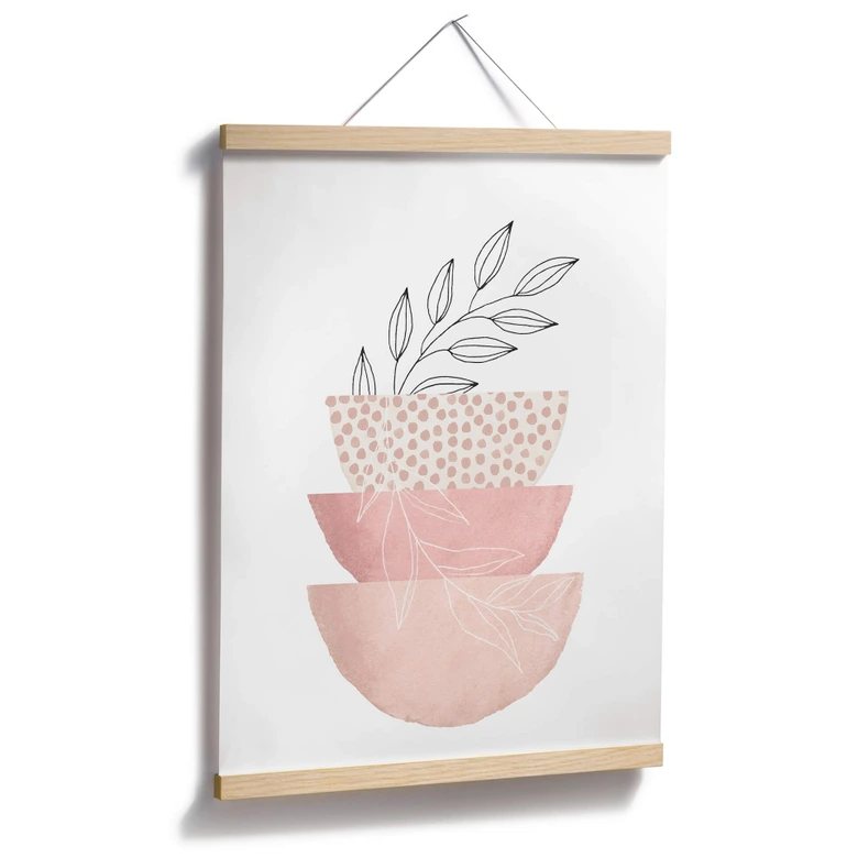 Poster Abstrakte Kunst - Zarte Schönheit der Natur - Moss 