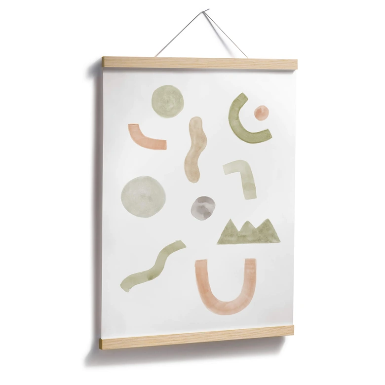 Poster Nouveauprints - Abstrakte Formen 