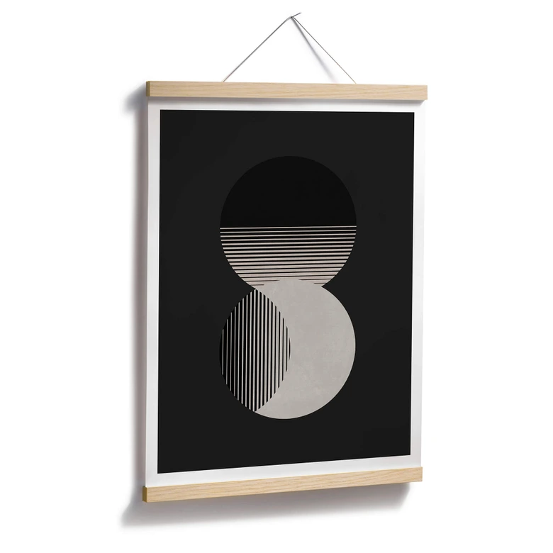 Plakat Orara Studio - Księżyc i Słońce 