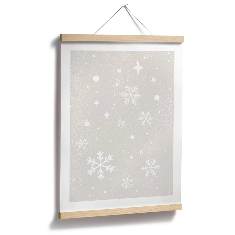 Plakat Orara Studio - Golden Snowflakes 