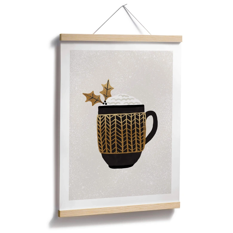 Poster Weihnachtlicher Kakao - Orara Studio 