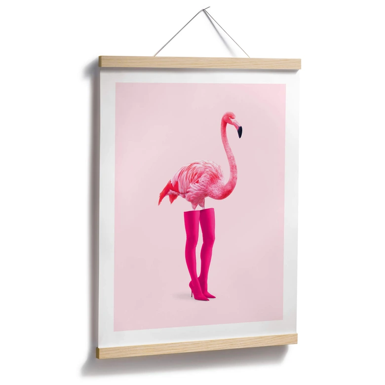 Poster Flamingo pink - Pozdniakov - Flaminciaga 