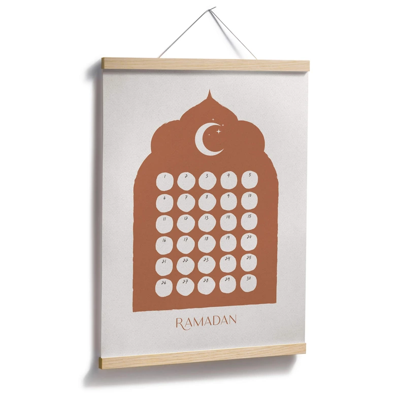 Poster Calendrier ramadan à remplir 