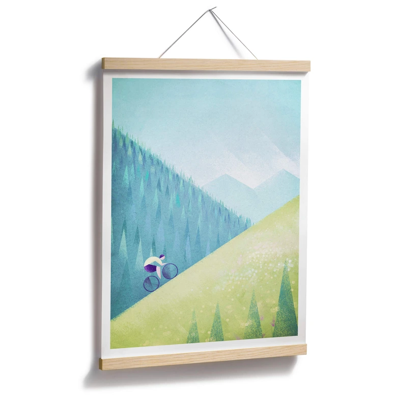 Poster Rivers - Les Pyrénées 