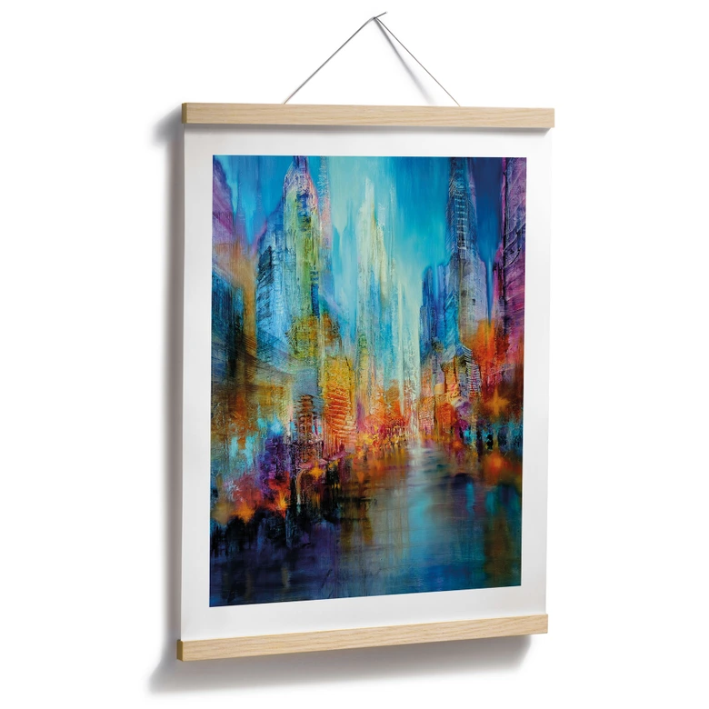 Poster Ville abstraite - Schmucker 
