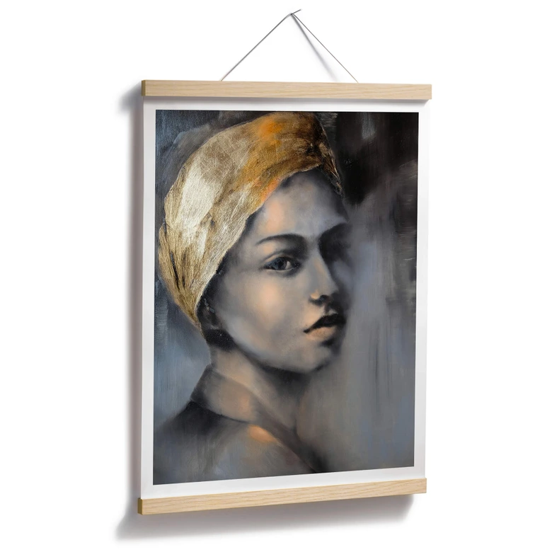 Plakat Schmucker - Dziewczyna ze złotą opaską na głowie 