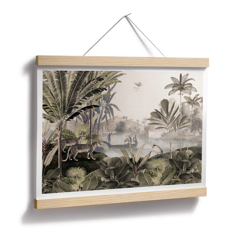 Poster Sir Edward - Landschaft mit Leoparden 