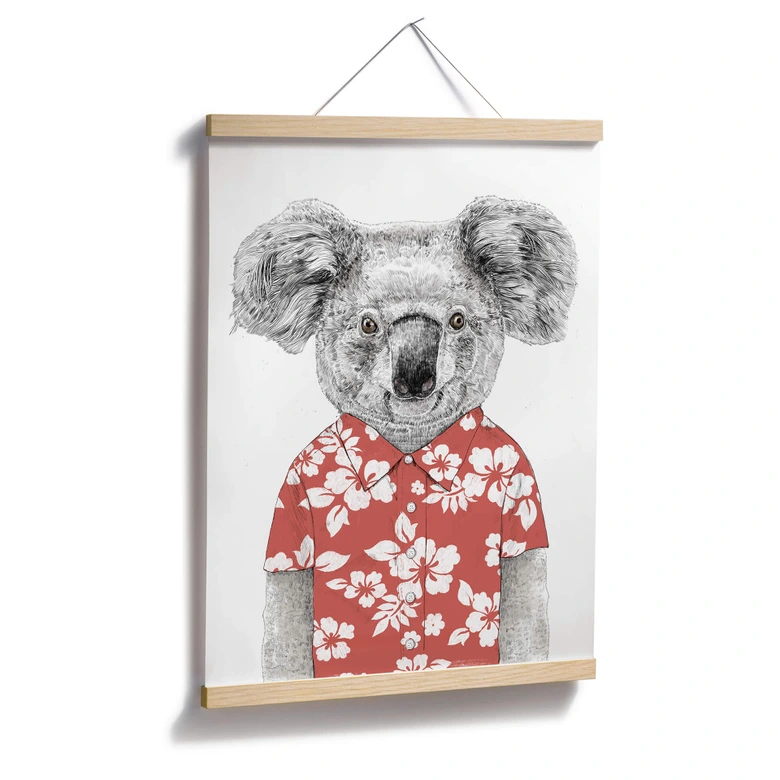 Póster Solti - Koala en verano 