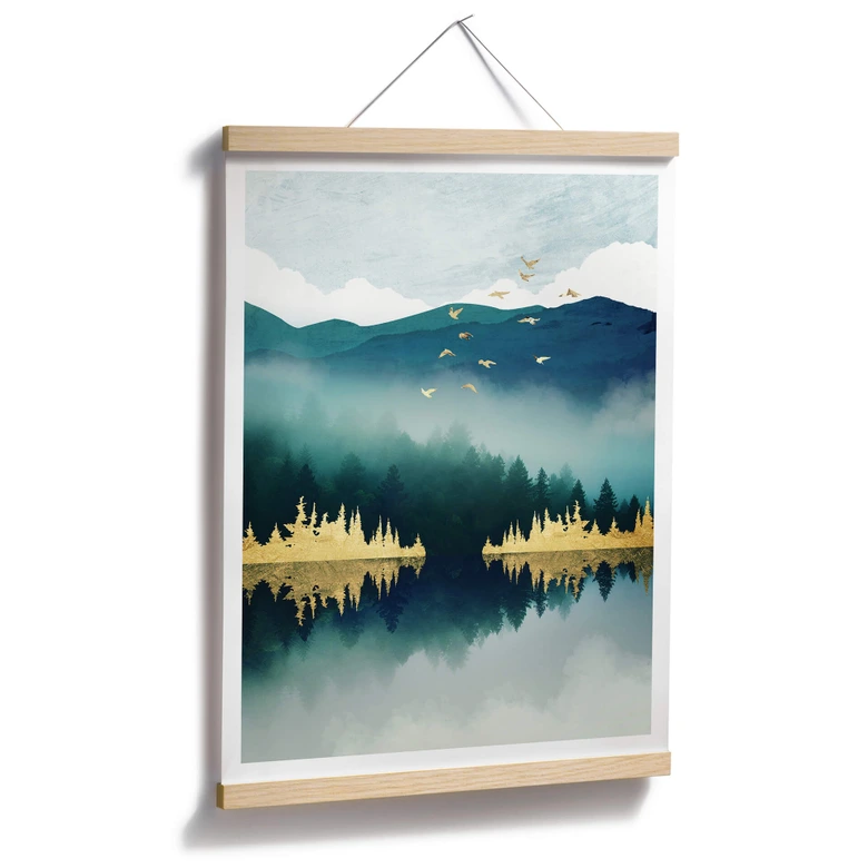 Poster SpaceFrog Designs - Morgenruhe 