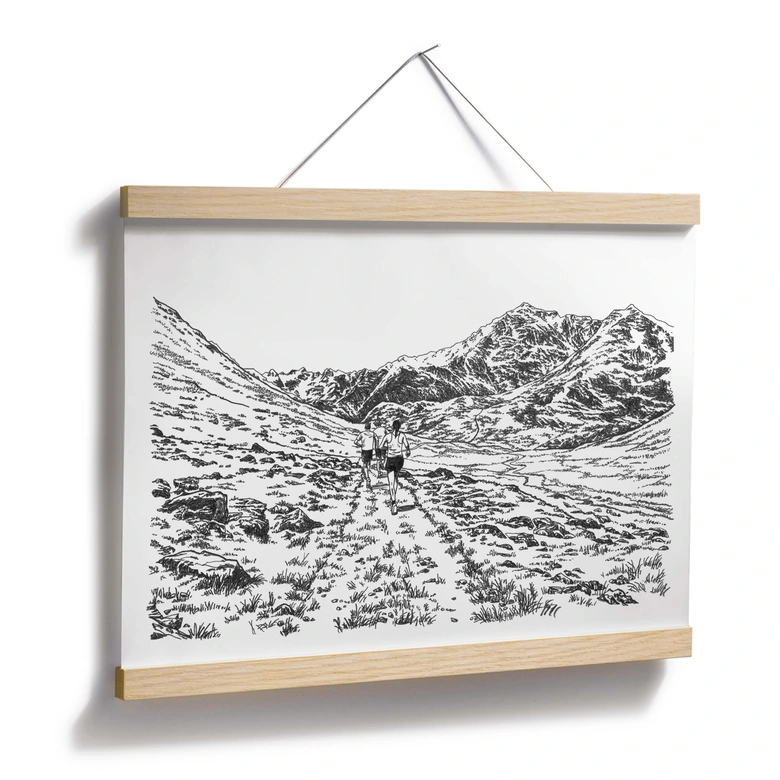 Póster Sparshott - La ruta de senderismo 