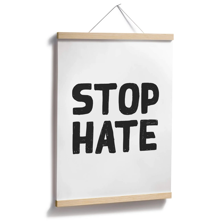 Poster Stop Hate 