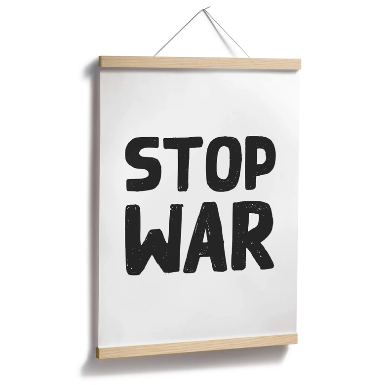 Plakat Stop War 