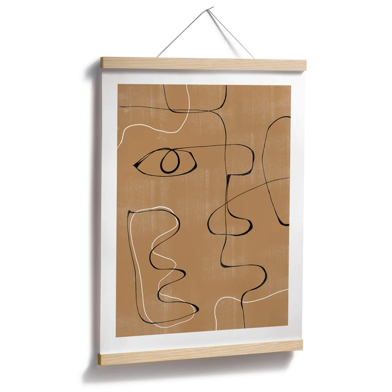 Poster Miuus Studio - Abstract Gezicht 