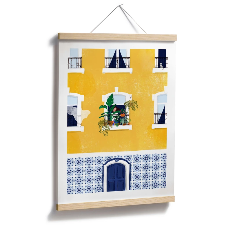 Plakat Facade af Lissabon - Tomljanovic 