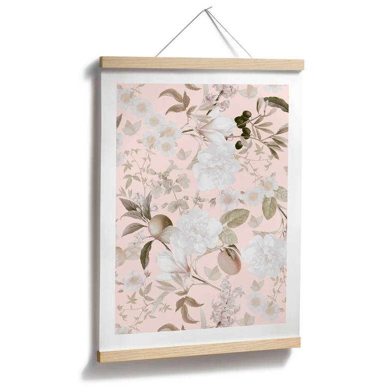 Poster boho-illustration med blommor och frukter - UN Designs 