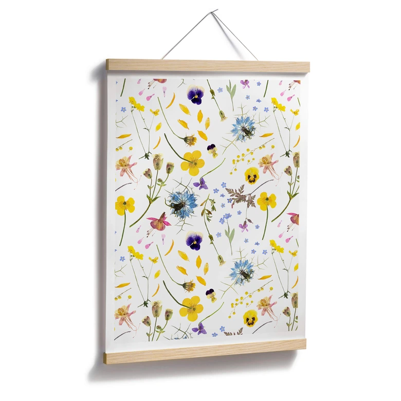 Póster Diseños ONU - Flores secas 