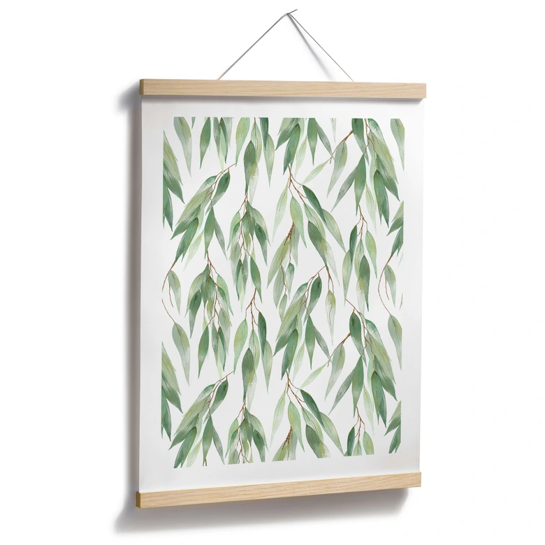 Poster Zweige mit grünen Blättern - UN Designs 