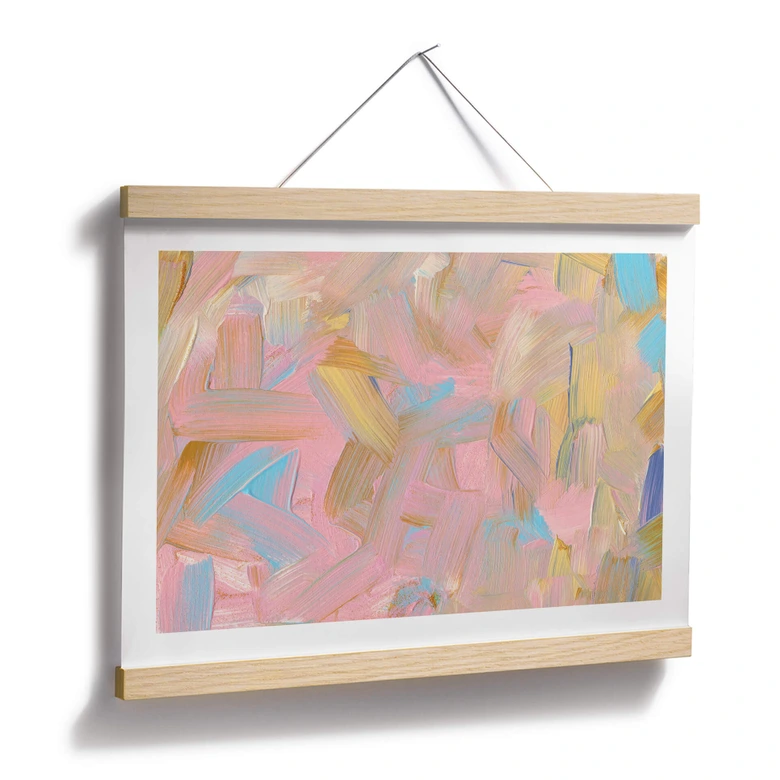 Poster uplusmestudio - Abstrakt i rosa 