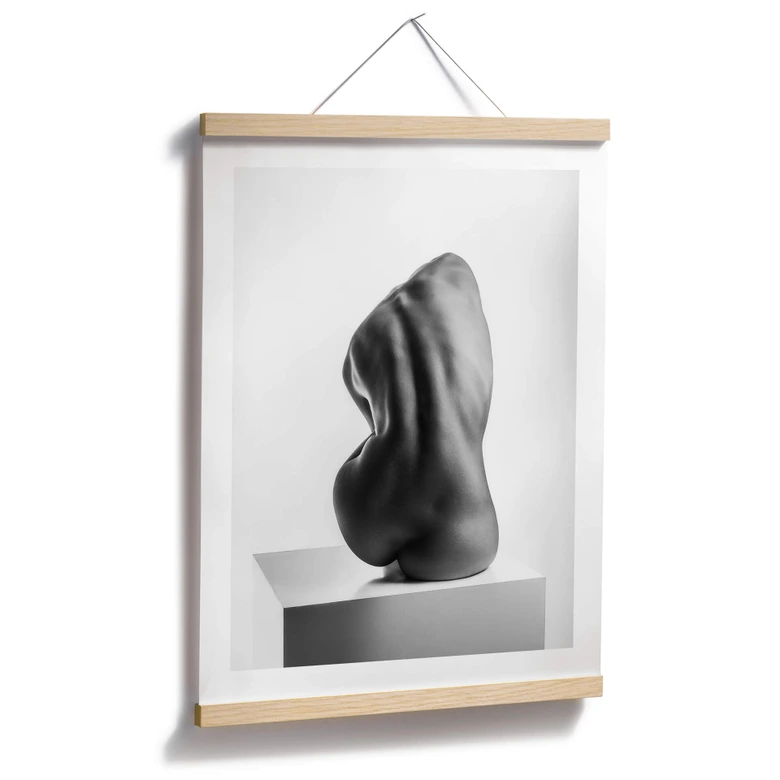 Poster Valevicius - Sinnliche Skulptur eines weiblichen Rückens 
