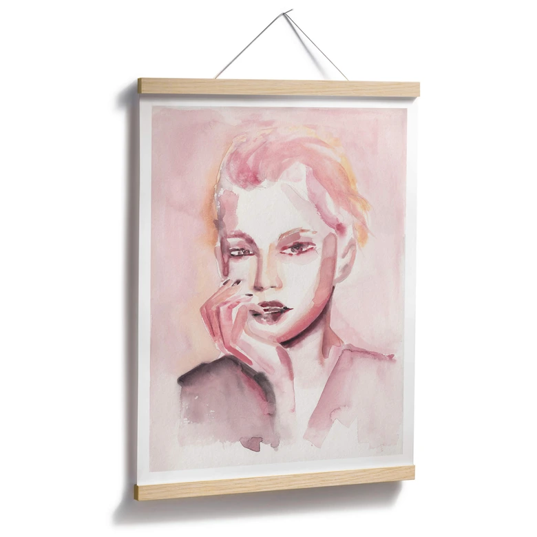 Poster Verbaan - Genom rosiga linser 