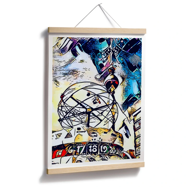 Póster Zamart - Kandinsky en la Alexanderplatz de Berlín 