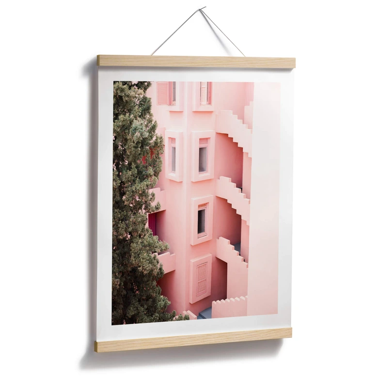 Poster Zwart - Mediterrane Architektur 