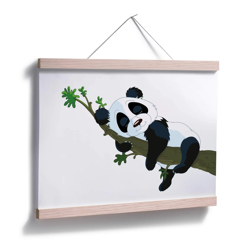 Plakat - Sovende Panda 