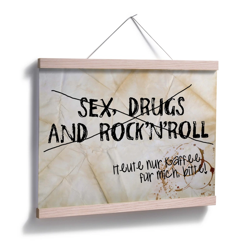 Poster Heute nur Kaffee für mich bitte! 