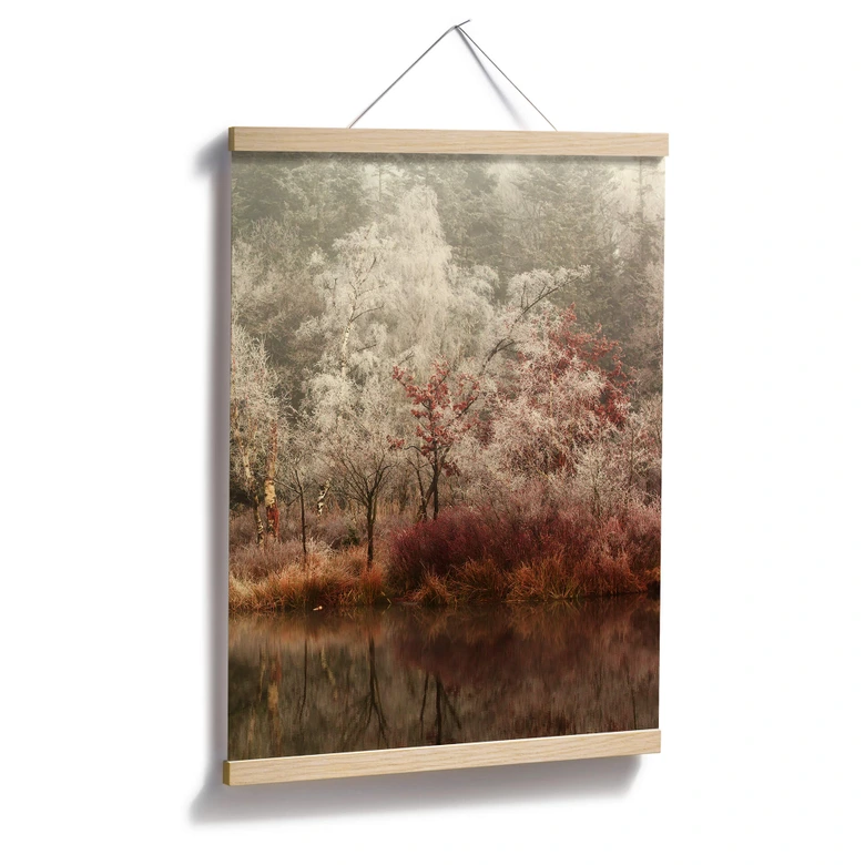 Poster van Dongen - Gefrorener Wald - Hochformat 