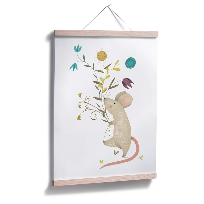 Poster Loske - Kleine Maus 