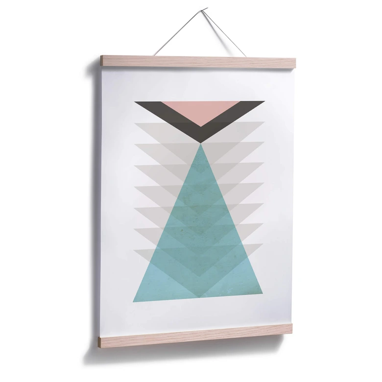 Poster Nouveauprints - Totem aqua & pink 