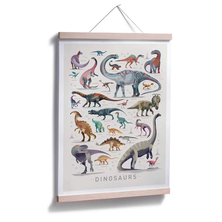 Plakat - Braun - Dinosaurs 