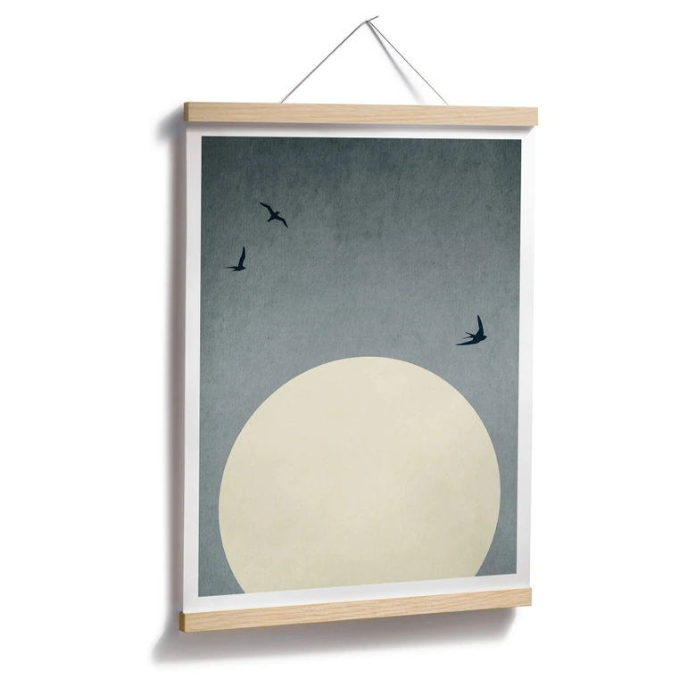 Poster Kubistika - Bei Nacht 