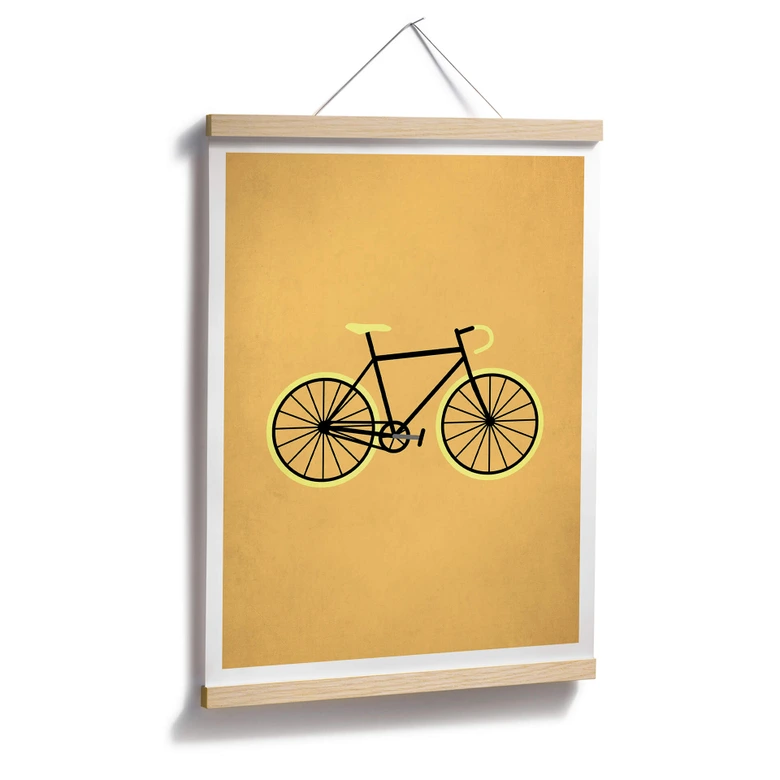 Plakat - Kubistika - Bicycle lover 