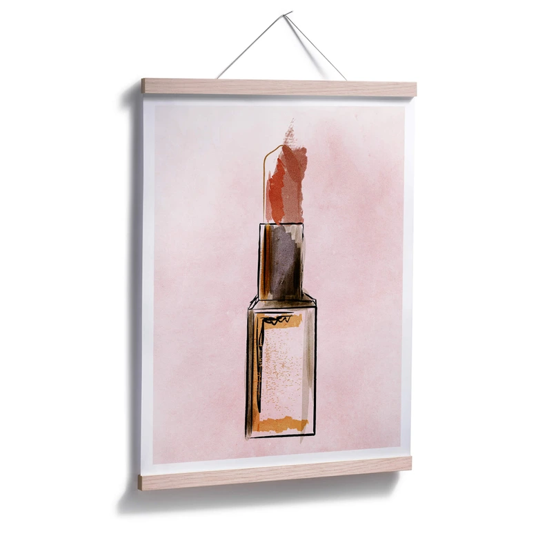 Poster Kubistika - Lippenstift 