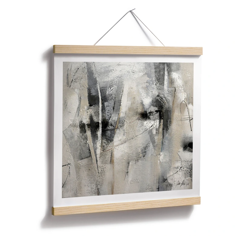 Poster Abstrakte Landschaft - Fedrau - Quadratisch 