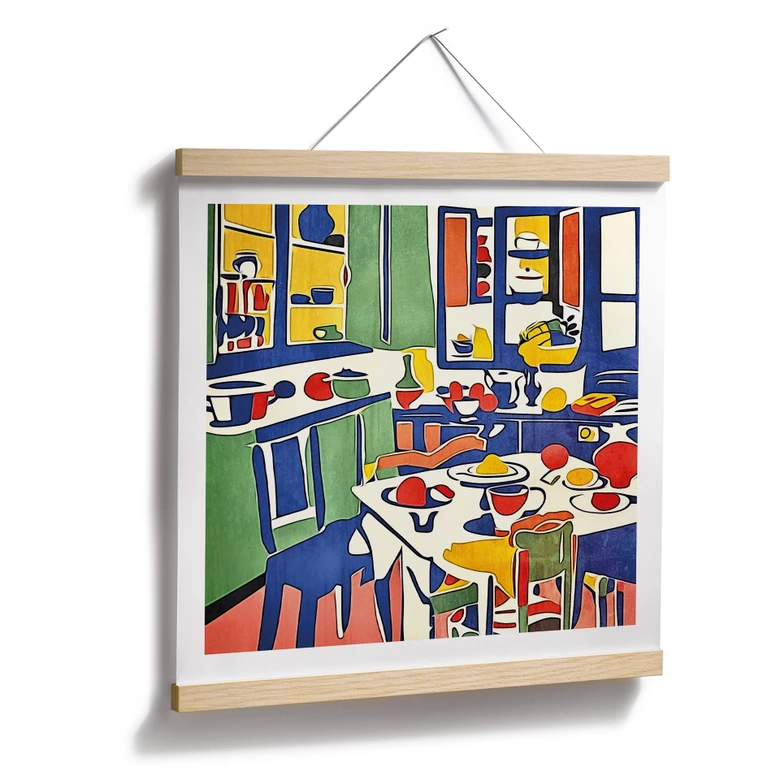 Póster En la cocina - Inspirado en Matisse - Zamart 