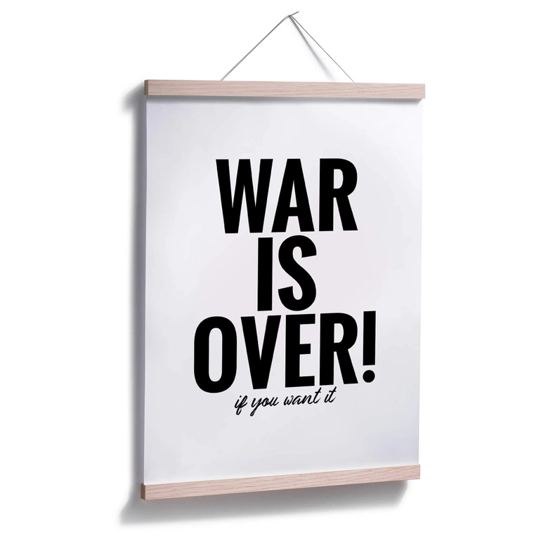 Poster - War is over 