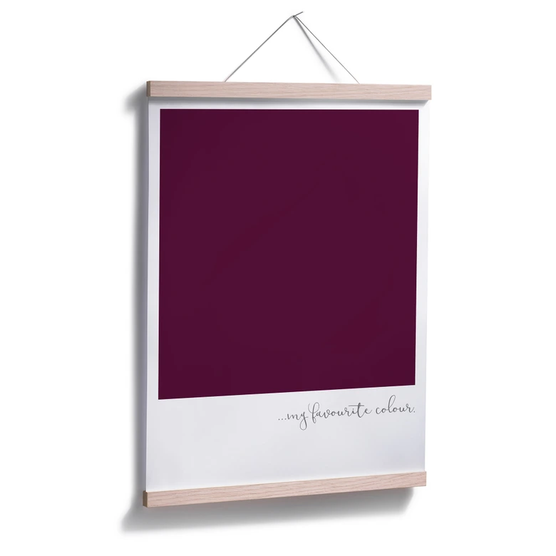 Poster My favourite colour - purple 